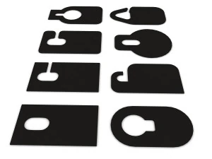 door cardboard handle hanger 3D Model