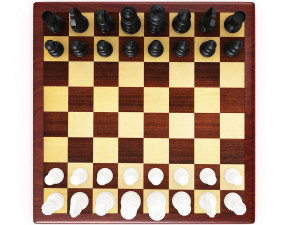 chess board pieces 3D Model