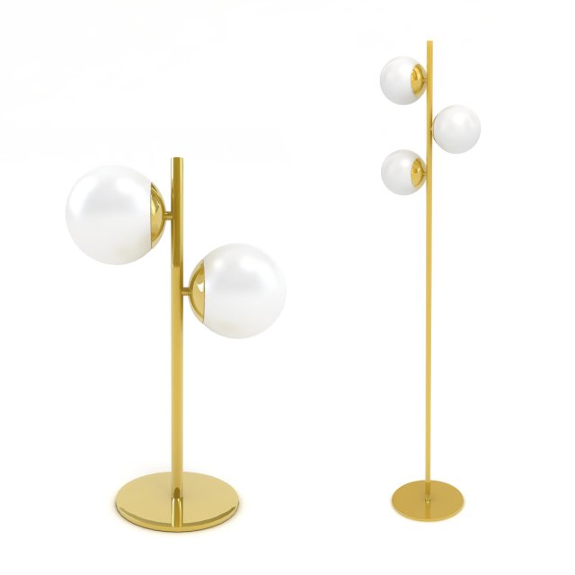 joybird quincy lamp collection Modelo 3D .c4d .max .obj .3ds .fbx .stl .blend 