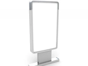 exposi&ccedil;&atilde;o de estande de publicidade Modelo 3D