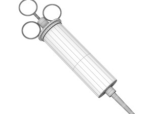 syringe vintage 3D Model