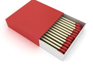 マッチ箱 3Dモデル