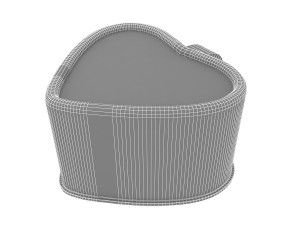 heart shaped coffee cup Modelo 3D