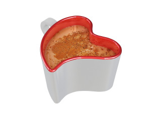 heart shaped coffee cup Modelo 3D