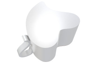 heart shaped coffee cup Modelo 3D
