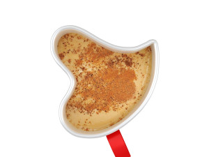 heart shaped coffee cup 3 Modello 3D