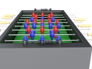 soccer table 3D Model