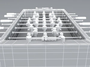 soccer table 3D Model
