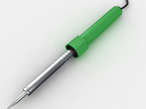soldering iron 3D-Modell