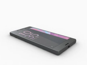 Sony xperia x black 3D Model