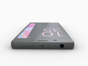 Sony xperia x black 3D 모델