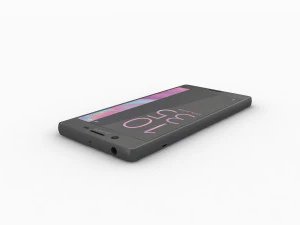 Sony xperia x black 3D Model