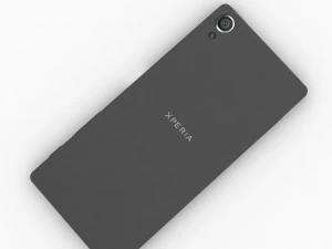 Sony xperia x black 3D Model