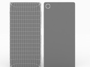 Sony xperia x black 3D 모델