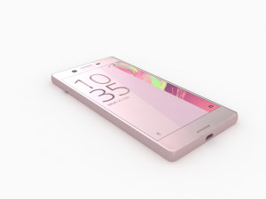 Sony xperia x lime gold 3D मॉडल