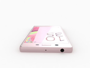 Sony xperia x lime gold 3D मॉडल