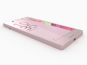 Sony xperia x lime gold 3D मॉडल