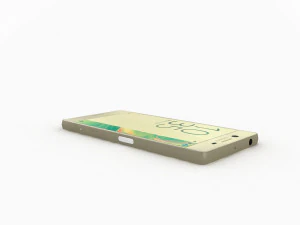 Sony xperia x lime gold 3D Model