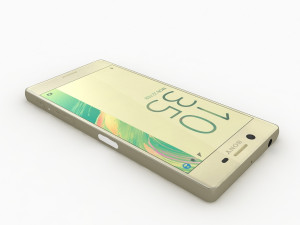 Sony xperia x lime gold Model 3D