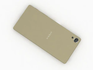 Sony xperia x lime gold 3D Model