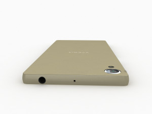 Sony xperia x lime gold Model 3D
