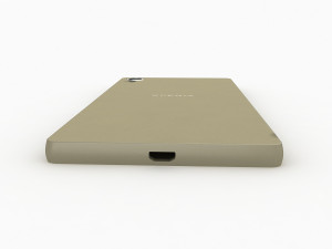 Sony xperia x lime gold Model 3D