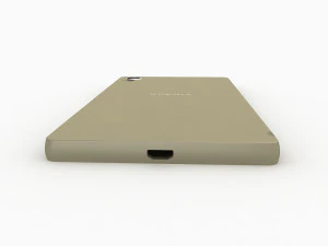 Sony xperia x lime gold 3D Model