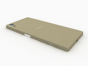 Sony xperia x lime gold Model 3D
