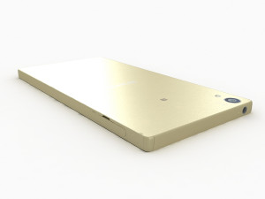 Sony xperia z5 gold cell mobile phone cellular android smartphone electronics 3D मॉडल