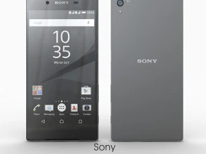 Sony xperia z5 premium preto grafite Modelo 3D