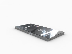 Sony xperia z5 premium graphite black 3D Model