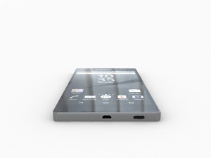 Sony xperia z5 premium graphite black 3D Model