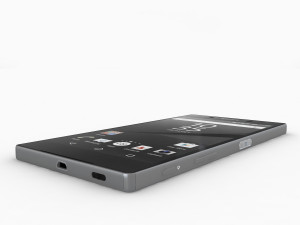 Sony xperia z5 premium graphite black 3D Model