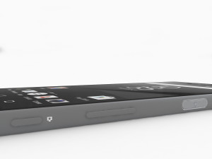 Sony xperia z5 premium graphite black 3D Model