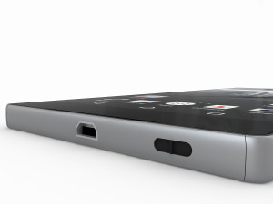 Sony xperia z5 premium graphite black 3D Model