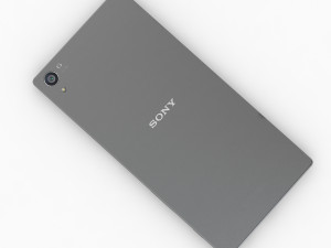 Sony xperia z5 premium graphite black 3D Model