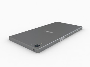Sony xperia z5 premium graphite black 3D Model