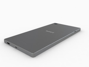 Sony xperia z5 premium graphite black 3D Model