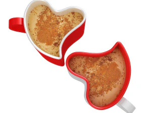 Heart shaped coffee cup 4 3D Model