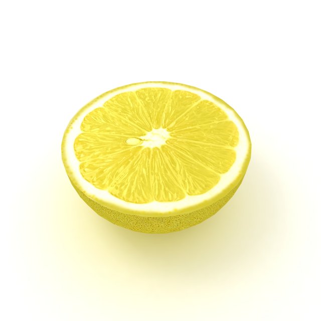Lemon 3D Модель .c4d .max .obj .3ds .fbx .stl .blend 