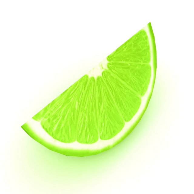 Lemon slice 2 3D Model .c4d .max .obj .3ds .fbx .stl .blend 