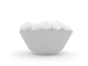 Blackberry bowl 3D Model