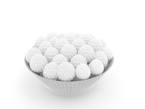 Blackberry bowl 3D Model