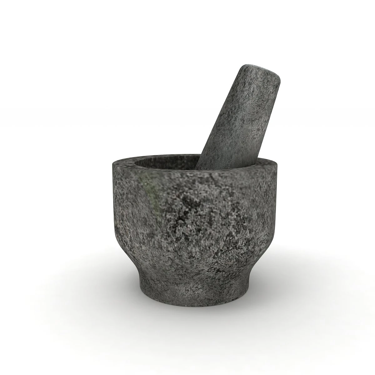 Mortar and pestle 3D Model .c4d .max .obj .3ds .fbx .stl .blend