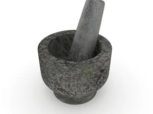Mortar and pestle 3D Model