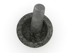 Mortar and pestle 3D 模型