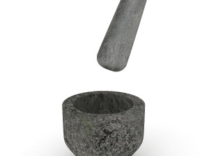 Mortar and pestle 3D 模型