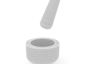 Mortar and pestle 3D Model