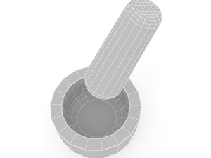 Mortar and pestle 3D 模型