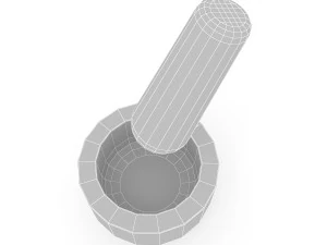 Mortar and pestle 3D Model